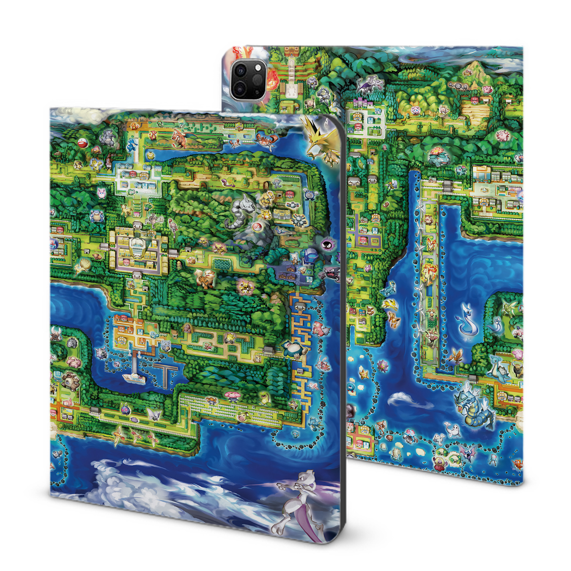 （画像用） ポケットモンスター Pokémon IPad ケース ブック型 PUレザー TPU 耐衝撃 軽量 薄型 ペン収納なし 全面保護 IPad 各モデル対応